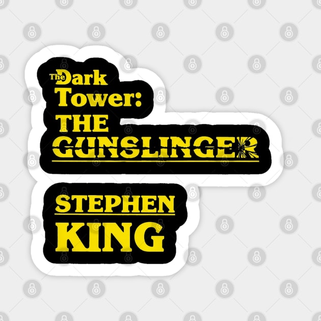 Dark Tower (Author) - King First Edition Series Sticker by TheUnseenPeril